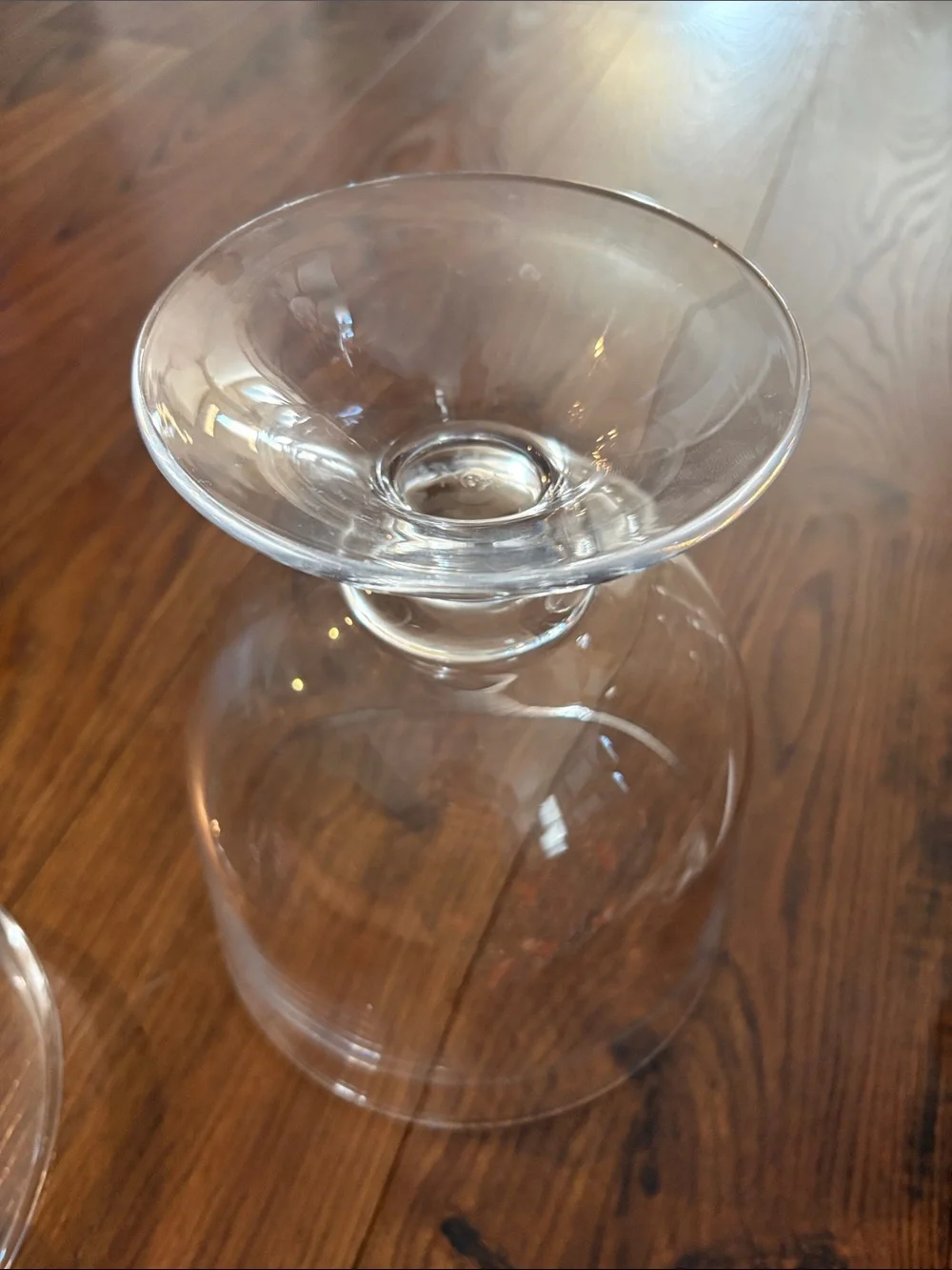 Clear Glass Covered Pedestal Candy Jar - Transparent